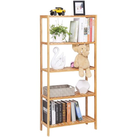 BAMBUSOWY REGAŁ BOHO, SOLIDNY, UNIWERSALNY, 5 PÓŁEK, DO POKOJU 60 cm BAMBUSOWY REGAŁ BOHO, SOLIDNY, UNIWERSALNY, 5 PÓŁEK, DO POKOJU 60 cm