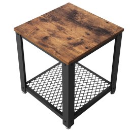 SZAFKA NOCNA LOFT, STOLIK, PROSTA, METAL 45 cm