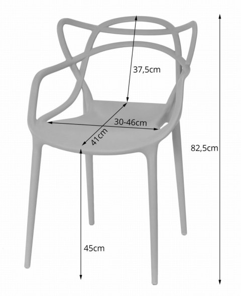 ZESTAW 4x CZARNE AŻUROWE KRZESŁO DO JADALNI, LOFT ZESTAW 4x CZARNE AŻUROWE KRZESŁO DO JADALNI, LOFT