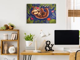 Obraz do samodzielnego malowania - Przyjazne leniwce