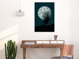 Obraz - Piękna pełnia księżyca (1-częściowy) pionowy