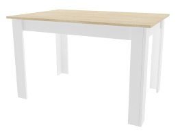 Stół NP 120x80 Dąb Sonoma + Biały