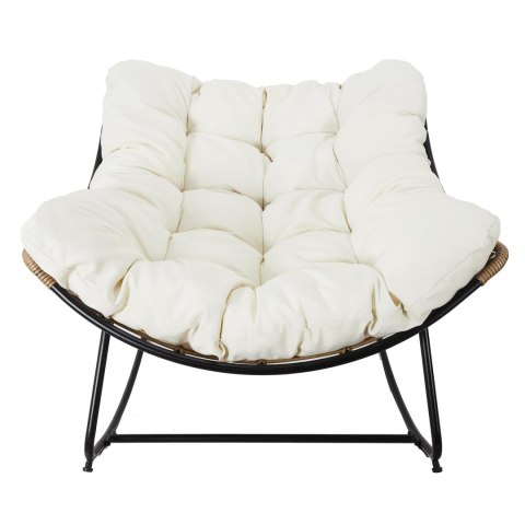 FOTEL BUJANY SOLARA NA BIEGUNACH, WYPOCZYNKOWY, DO SALONU, SKANDYNAWSKI