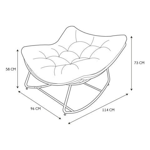 FOTEL BUJANY SOLARA NA BIEGUNACH, WYPOCZYNKOWY, DO SALONU, SKANDYNAWSKI
