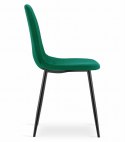 Krzesło COMO - ciemna zieleń aksamit x 1