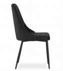 Krzesło IMOLA - czarny aksamit x 1
