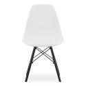 Krzesło OSAKA białe / nogi czarne x 1