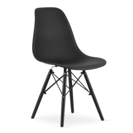 Krzesło OSAKA czarne / nogi czarne x 1