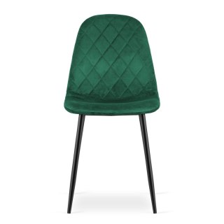 KRZESŁO TAPICEROWANE VELORIS, WELUROWE, DO SALONU, JADALNI, VELVET, GLAMOUR