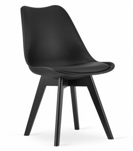 Krzesło MARK - czarne / nogi czarne x 1