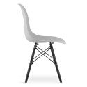 Krzesło OSAKA szare / nogi czarne x 1