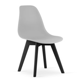 Krzesło KITO - szare / nogi czarne x 1