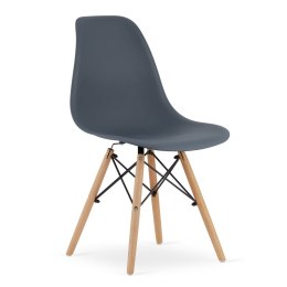 Krzesło OSAKA dark slate / nogi naturalne x 1
