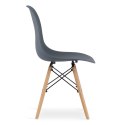 Krzesło OSAKA dark slate / nogi naturalne x 1