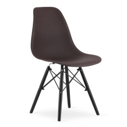 Krzesło OSAKA kawa / nogi czarne x 1