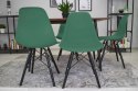 Krzesło OSAKA zielone / nogi czarne x 1