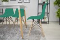 Krzesło OSAKA zielone / nogi naturalne x 1