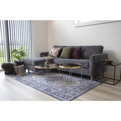 INDUSTRIALNY STOLIK KAWOWY VITA, CZARNY METAL, KWADRATOWY, 45 CM, DO SALONU INDUSTRIALNY STOLIK KAWOWY VITA, CZARNY METAL, KWADRATOWY, 45 CM, DO SALONU