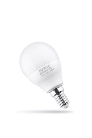 ŻARÓWKA LED E14 PRIMORDIA, 7,5W, 620LM, CIEPŁA BIEL, 3000K, DO SALONU