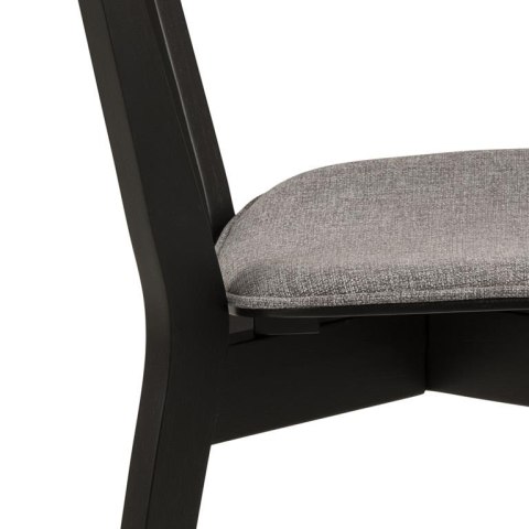 KRZESŁO ROX CZARNE, TAPICEROWANE, RETRO LOFT, DREWNO, DO KUCHNI, DO JADALNI KRZESŁO ROX CZARNE, TAPICEROWANE, RETRO LOFT, DREWNO, DO KUCHNI, DO JADALNI