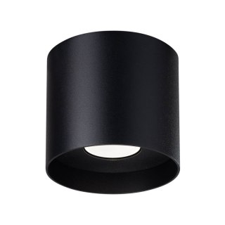 PLAFON SUFITOWY LAMPA LUCENT MIKA CZARNA GU10, TUBA, LOFT, ALUMINIUM