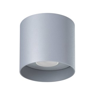 PLAFON LAMPA SUFITOWA LUCENT, SZARY, GU10, TUBA, NOWOCZESNY, LOFT, SALON