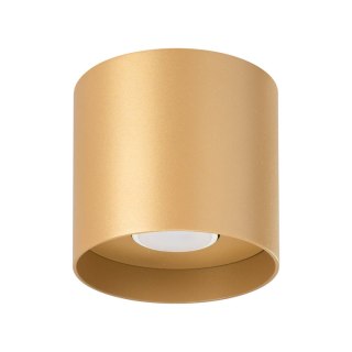 PLAFON, LAMPA SUFITOWA, LUCENT, ZŁOTY, GU10, WALEC, TUBKA, LOFT, NOWOCZESNY
