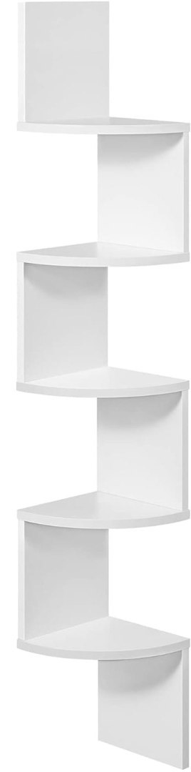 REGAŁ BIAŁY SOLARA NA KSIĄŻKI DO SALONU, 5 PÓŁEK, SZAFKA, PÓŁKA, LOFT, CM
