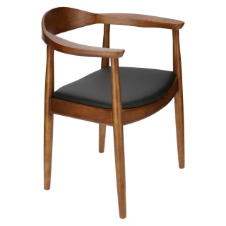 ELEGANCKIE KRZESŁO, BRĄZ, DREWNO JESIONOWE, DO JADALNI, DO GABINETU