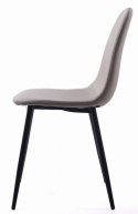 Krzesło DART - beż / nogi czarne x 1