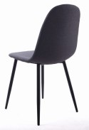 Krzesło DART - ciemno-szare / nogi czarne x 1