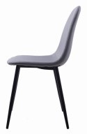 Krzesło DART - jasno-szare / nogi czarne x 1