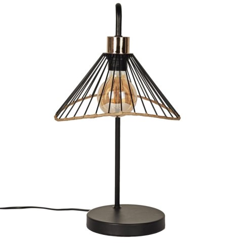 Lampa stołowa Anel czarna/ rattan Lampa stołowa Anel czarna/ rattan