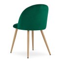 Krzesło BELLO - aksamit zieleń x 1