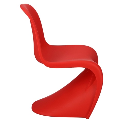CZERWONE KRZESŁO PRO LAST, NOWOCZESNE, NIETYPOWE, DO JADALNI, DO KUCHNI
