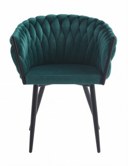 Krzesło ORION - aksamit zieleń x 1