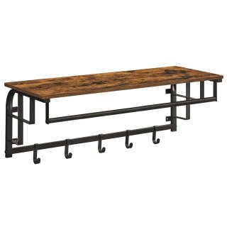 PÓŁKA ŚCIENNA WISZĄCA PROVENZA, LOFT, DO SALONU, NA KWIATY, REGAŁ, 80 CM