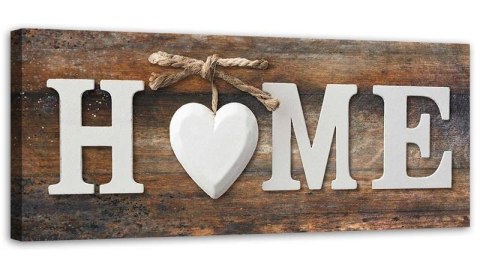Obraz - Napis Home na tle desek w stylu vintage Obraz - Napis Home na tle desek w stylu vintage