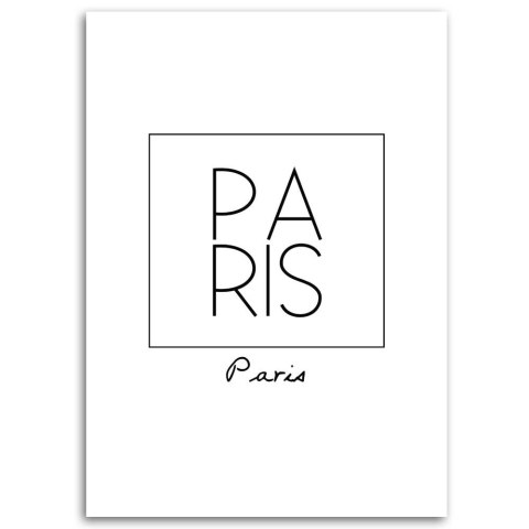 Obraz na płótnie - Napis Paris Obraz na płótnie - Napis Paris