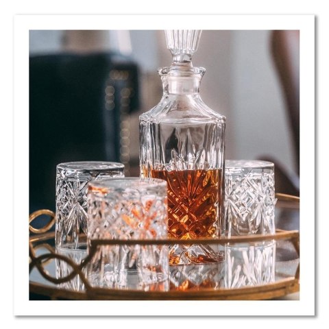 Obraz na płótnie - Whisky - karafka i szklanki Obraz na płótnie - Whisky - karafka i szklanki