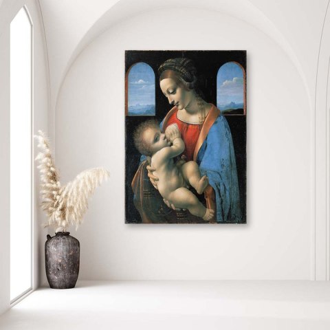 Obraz na płótnie - Madonna Litta - Da Vinci reprodukcja Obraz na płótnie - Madonna Litta - Da Vinci reprodukcja