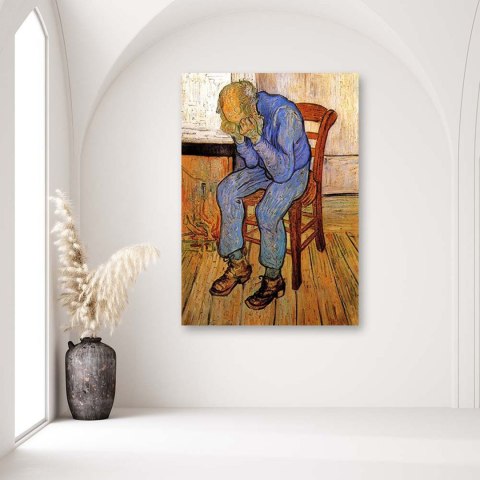Obraz na płótnie - Stary człowiek w smutku - V. van Gogh reprodukcja Obraz na płótnie - Stary człowiek w smutku - V. van Gogh reprodukcja