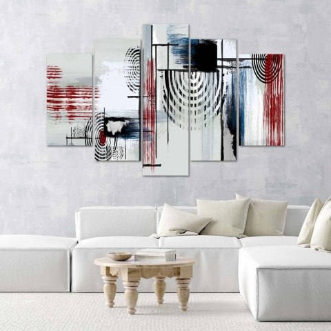 Obraz 5 częściowy na płótnie 100 x 70 cm - Tarcze Obraz 5 częściowy na płótnie 100 x 70 cm - Tarcze