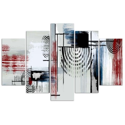 Obraz 5 częściowy na płótnie 100 x 70 cm - Tarcze Obraz 5 częściowy na płótnie 100 x 70 cm - Tarcze