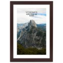 Plakat w brązowej ramie - Skała w Parku Narodowym Yosemite