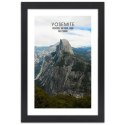 Plakat w czarnej ramie - Skała w Parku Narodowym Yosemite