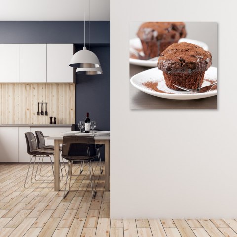 Obraz na płótnie - Muffiny czekoladowe Obraz na płótnie - Muffiny czekoladowe