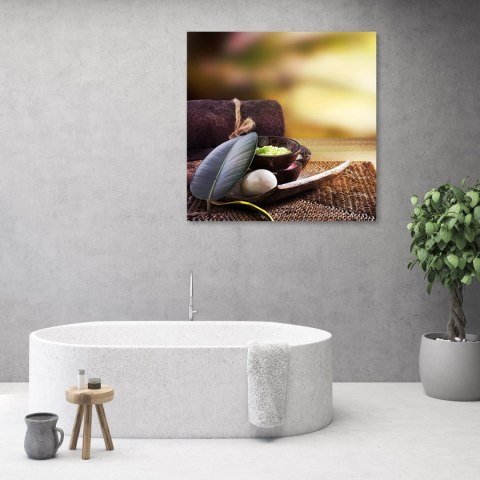 Obraz na płótnie - Zen spa liście Obraz na płótnie - Zen spa liście