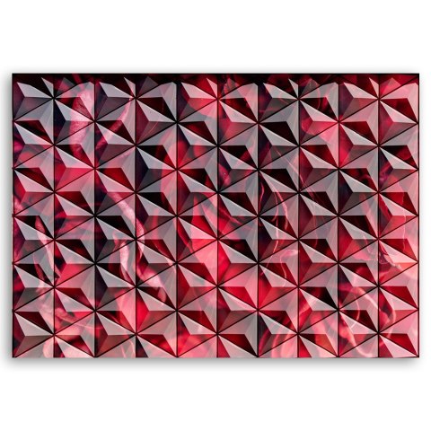 Obraz na płótnie - Czerwona geometria Obraz na płótnie - Czerwona geometria
