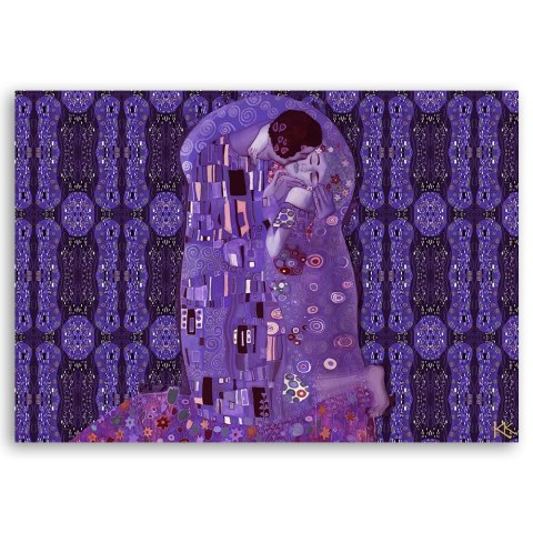 Obraz na płótnie - Klimt Spełnienie Kobieta Abstrakcja Obraz na płótnie - Klimt Spełnienie Kobieta Abstrakcja